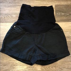 A Pea In The Pod Denim Maternity Shorts